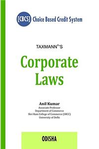 Corporate Laws-Odisha (CBCS) (January 2017 Edition)