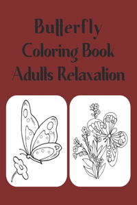 Butterfly Coloring Book Adults Relaxation