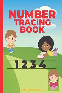 Number Tracing Book for Kids Ages 3+
