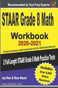 STAAR Grade 8 Math Workbook 2020-2021