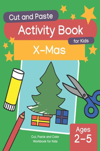 Cut and Paste Activity Book for Kids