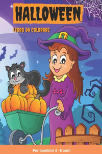 HALLOWEEN Libro da Colorare per bambini 4 - 8 anni