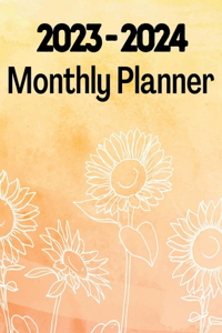 2023-2024 Monthly Planner with Sunrise Cover