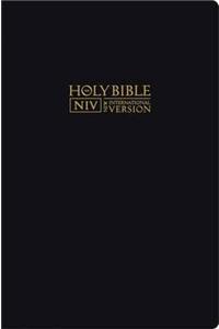 NIV Large Print Bible in Black Bonded Leather, slipcase