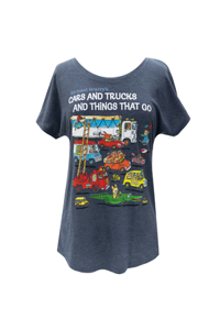 Richard Scarry: Cars and Trucks and Things That Go Women's Relaxed Fit T-Shirt X-Large