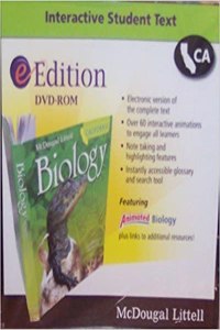 McDougal Littell Biology California: Eedition DVD-ROM Grades 9-12 2008