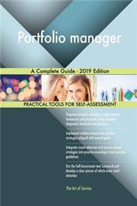 Portfolio manager A Complete Guide - 2019 Edition