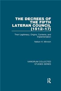 Decrees of the Fifth Lateran Council (1512-17)