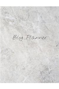 Blog Planner: The Simplest Way to Manage and Keep Track of Your Blog is With the Simple Grey Marbled Blog Planner