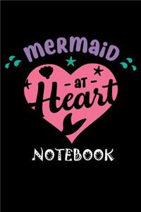 Mermaid at Heart Notebook