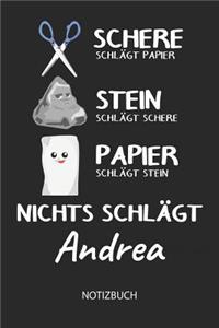 Nichts schlägt - Andrea - Notizbuch