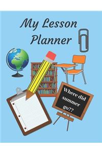 Teacher Lesson Planner
