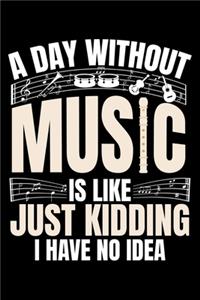 A Day Without Music is Like Just Kidding I have No Idea