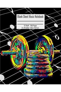 Blank Sheet Music Notebook