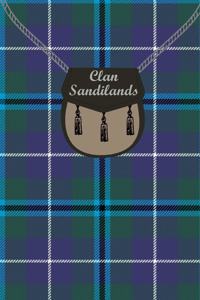 Clan Sandilands Tartan Journal/Notebook