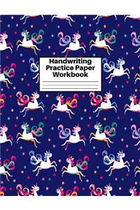 Handwriting Practice Paper Workbook