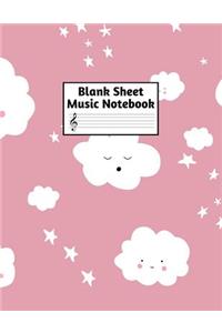 Blank Sheet Music Notebook