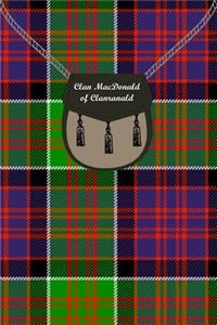 Clan Macdonald of Clanranald Tartan Journal/Notebook