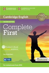 Complete First Student's Book Without Answers with Testbank