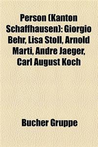 Person (Kanton Schaffhausen)