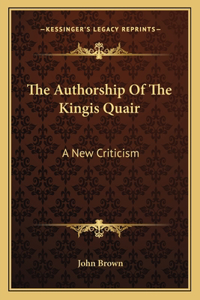 Authorship of the Kingis Quair