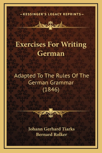 Exercises for Writing German