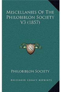 Miscellanies of the Philobiblon Society V3 (1857)