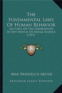 Fundamental Laws Of Human Behavior