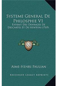 Systeme General De Philosphie V1