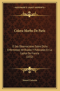 Colera-Morbo De Paris