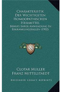 Charakteristik Der Wichtigsten Homoopathischen Heilmittel