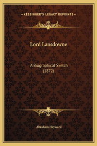 Lord Lansdowne