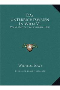 Das Unterrichtswesen In Wien V1