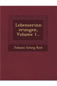 Lebenserinnerungen, Volume 1...