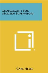 Management for Modern Supervisors