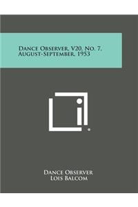 Dance Observer, V20, No. 7, August-September, 1953