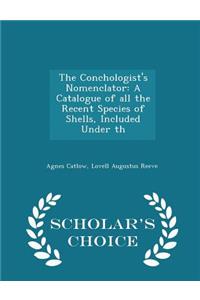 The Conchologist's Nomenclator