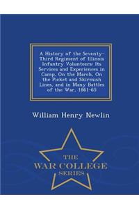 A History of the Seventy-Third Regiment of Illinois Infantry Volunteers
