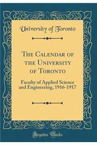 The Calendar of the University of Toronto