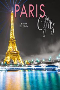 PARIS GLITZ 2019 SQUARE WALL CALENDAR