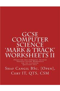 GCSE Computer Science 'Mark & Track' Worksheets II