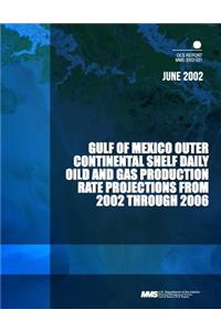 Gulf of Mexico Outer Continental Shelf Daily Oil and Gas Production Rate Projections From 2002 Through 2006