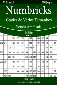 Numbricks Grades de Vários Tamanhos Versão Ampliada - Médio - Volume 9 - 276 Jogos