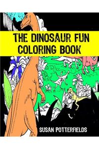 Dinosaur Fun Coloring Book