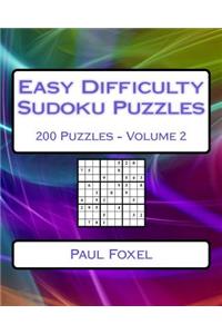 Easy Difficulty Sudoku Puzzles Volume 2