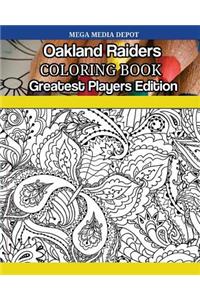 Oakland Raiders Coloring Book Greatest Players Edition