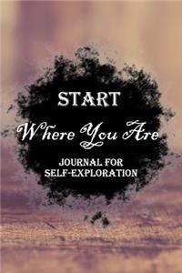 Start Where You Are