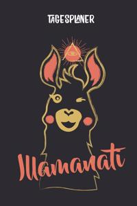 Tagesplaner mit Illuminati Lama
