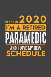 Planner 2020 for retired PARAMEDIC