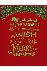 CHRISTINA wish you a merry christmas